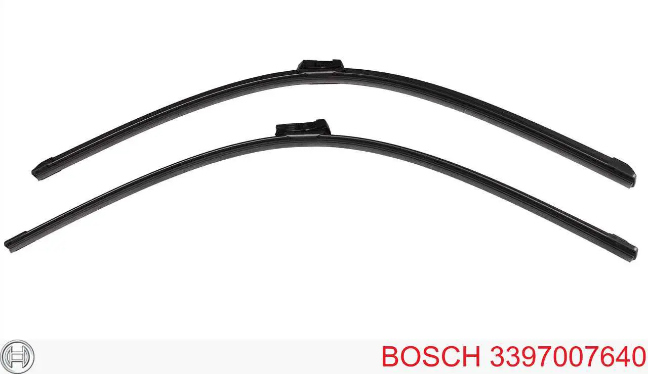 3397007640 Bosch щетка-дворник лобового стекла, комплект из 2 шт.