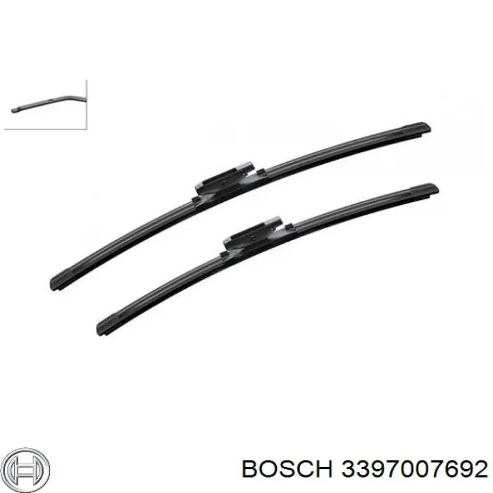3 397 007 692 Bosch щетка-дворник лобового стекла, комплект из 2 шт.