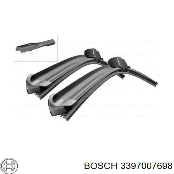 Стеклоочистители лобового стекла Bosch 3397007698