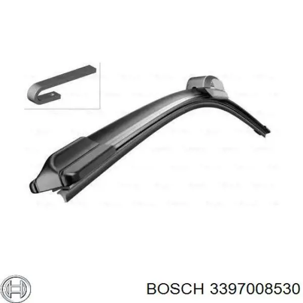 Щетка-дворник лобового стекла, пассажирская Bosch 3397008530 цена, от 8.74 USD