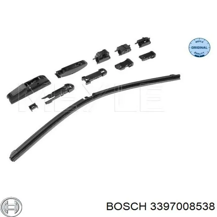 Щетка стеклоочистителя лобового стекла, водительская Bosch 3397008538 цена, от 12.36 USD