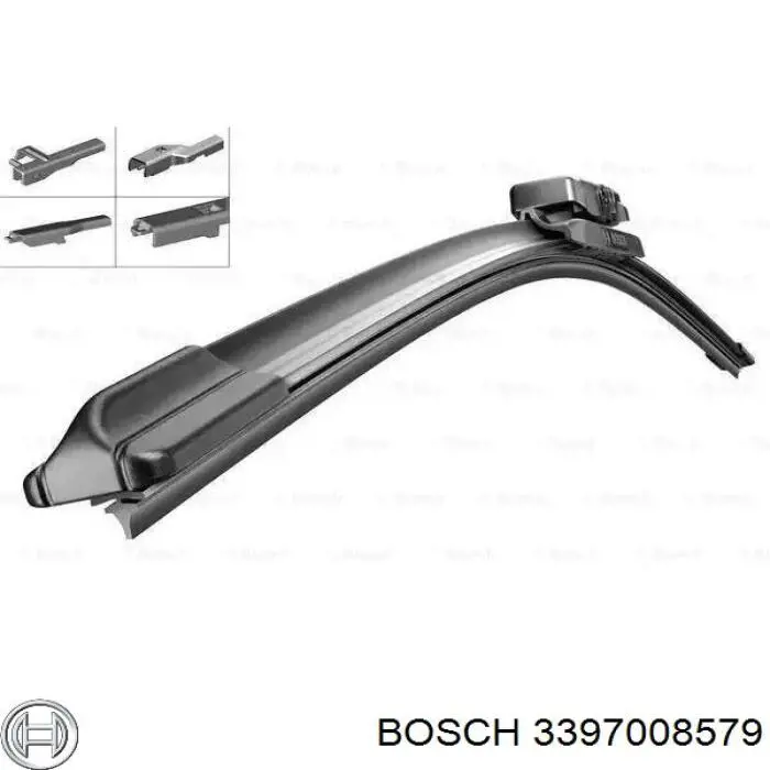 3397008579 Bosch щетка-дворник лобового стекла пассажирская