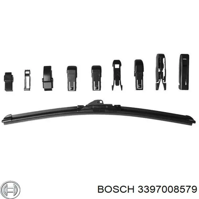 Щетка-дворник лобового стекла, пассажирская Bosch 3397008579 цена, от 7.89 USD