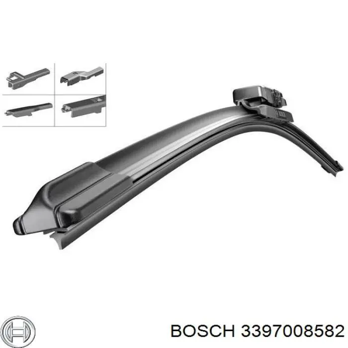 3397008582 Bosch щетка-дворник лобового стекла пассажирская