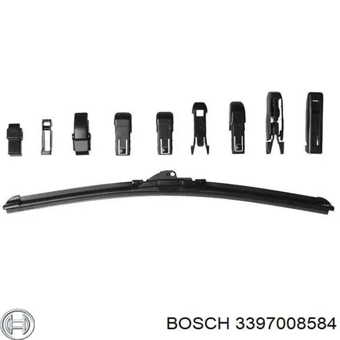 Купить 3397008584 Bosch Щетка-дворник лобового стекла водительская