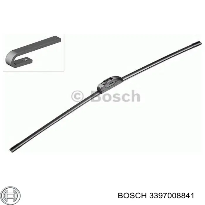 Щетка-дворник лобового стекла, пассажирская Bosch 3397008841 цена, от 10.48 USD