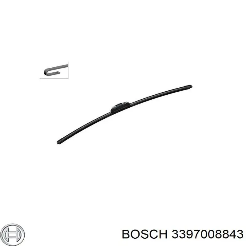 3397008843 Bosch Щетка-дворник лобового стекла, водительская