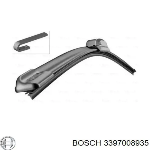 3397008935 Bosch щетка-дворник лобового стекла пассажирская