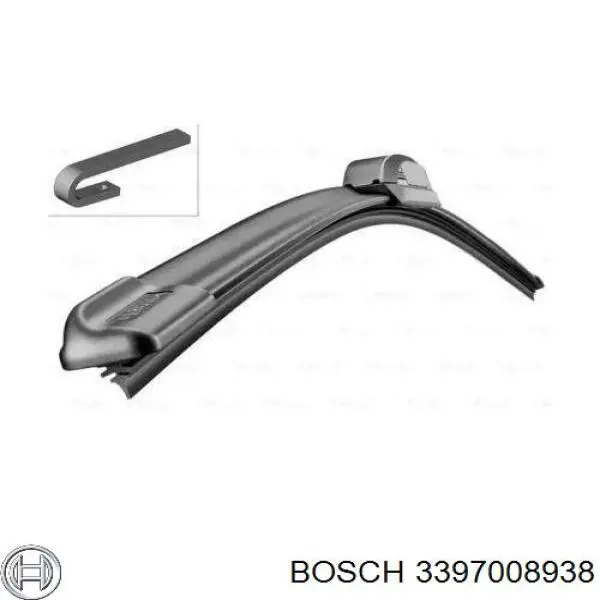 Щетка дворника левая Bosch 3397008938