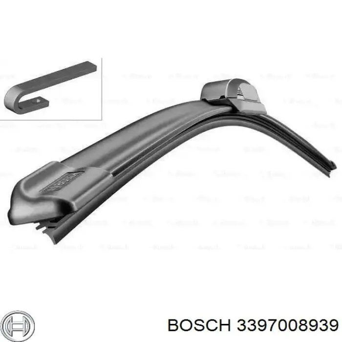 3397008939 Bosch щетка-дворник лобового стекла водительская