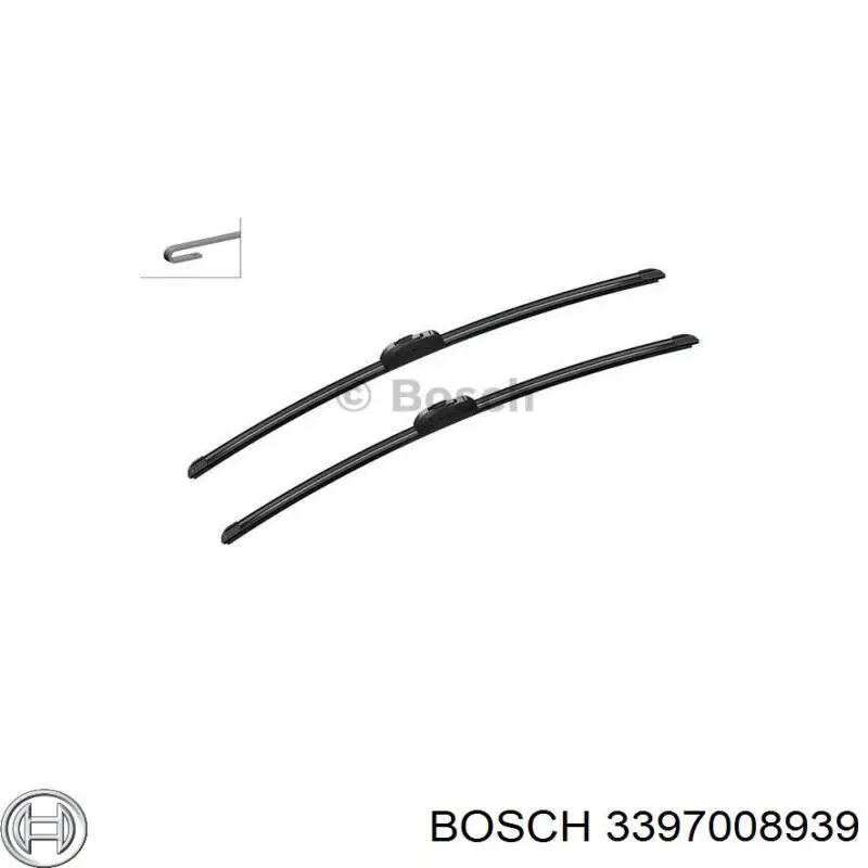 Щетка стеклоочистителя лобового стекла, водительская Bosch 3397008939 цена, от 15.11 USD