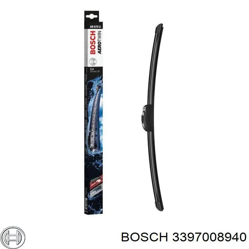 3397008940 Bosch щетка-дворник лобового стекла водительская