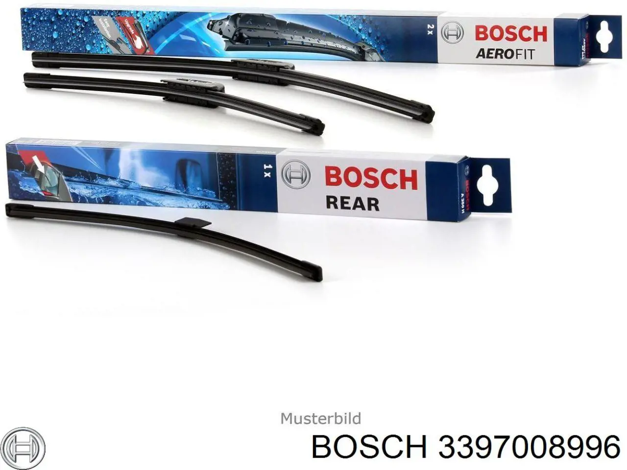 3397008996 Bosch щетка-дворник заднего стекла