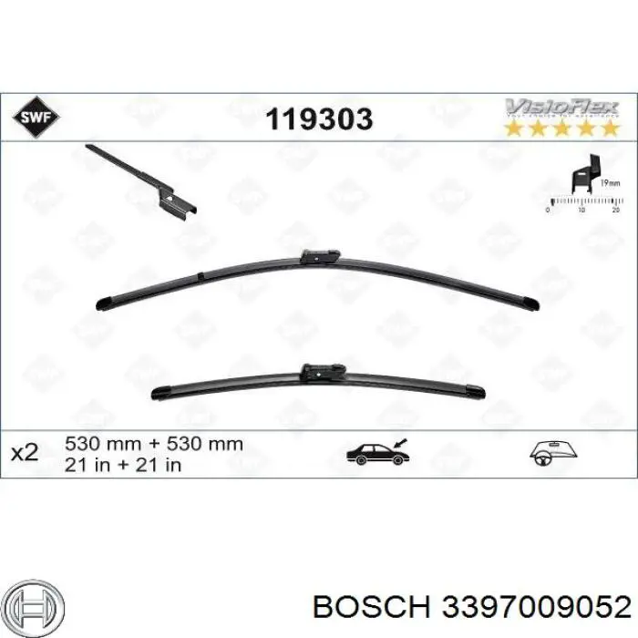 3397009052 Bosch Щетка-дворник лобового стекла, водительская