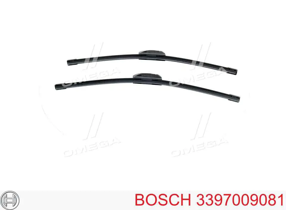 3397009081 Bosch щетка-дворник лобового стекла, комплект из 2 шт.