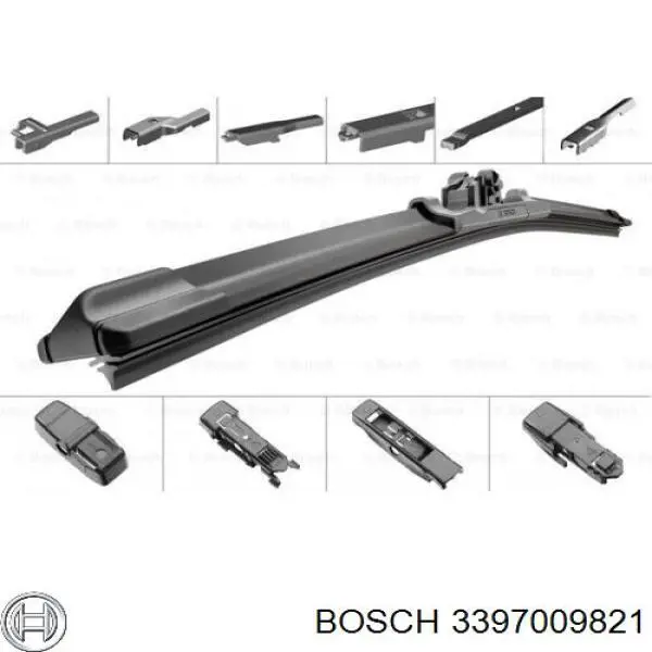 Щетки стеклоочистителя 3397009821 Bosch