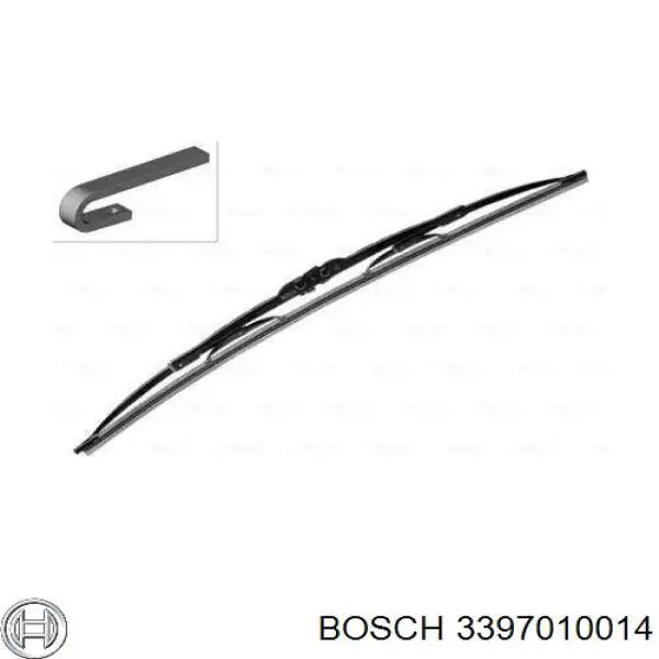 3397010014 Bosch щетка-дворник лобового стекла водительская