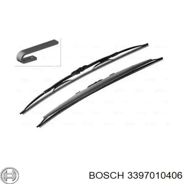 3 397 010 406 Bosch щетка-дворник лобового стекла, комплект из 2 шт.