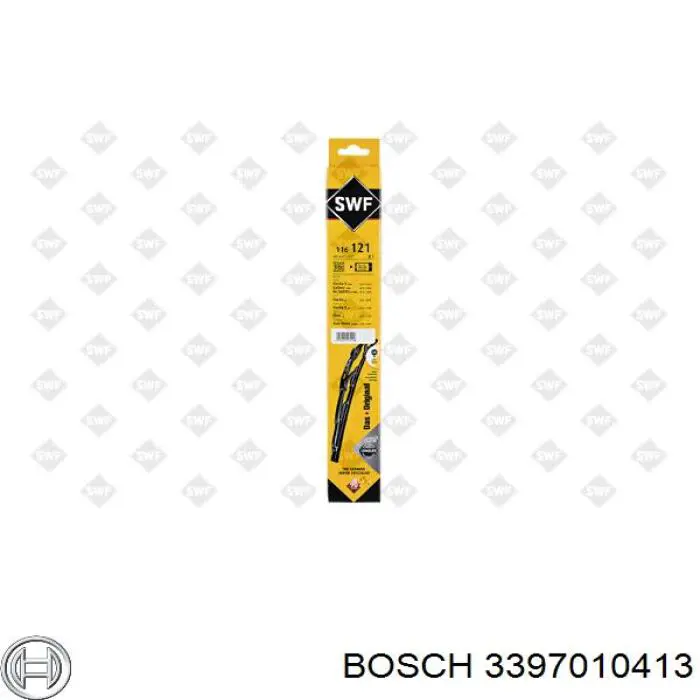 Щетка стеклоочистителя лобового стекла, водительская Bosch 3397010413 цена, от 15.37 USD