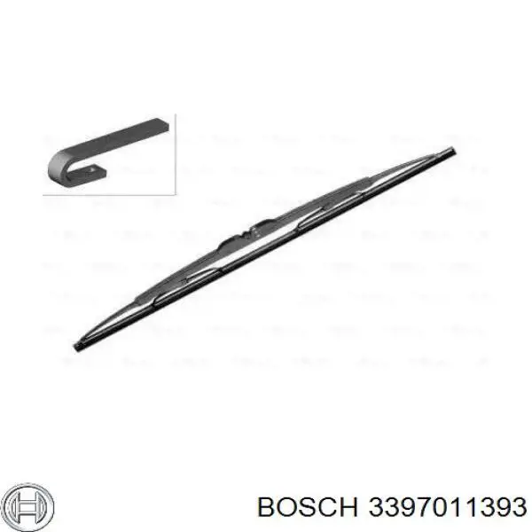 3 397 011 393 Bosch limpa-pára-brisas de vidro traseiro