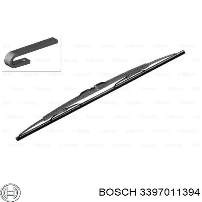 Стеклоочистители лобового стекла Bosch 3397011394