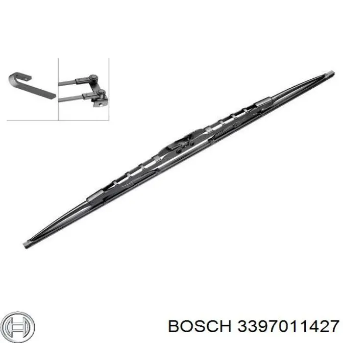3397011427 Bosch щетка-дворник лобового стекла водительская
