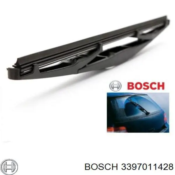 дворник заднего стекла Bosch 3397011428 цена, от 6.35 USD