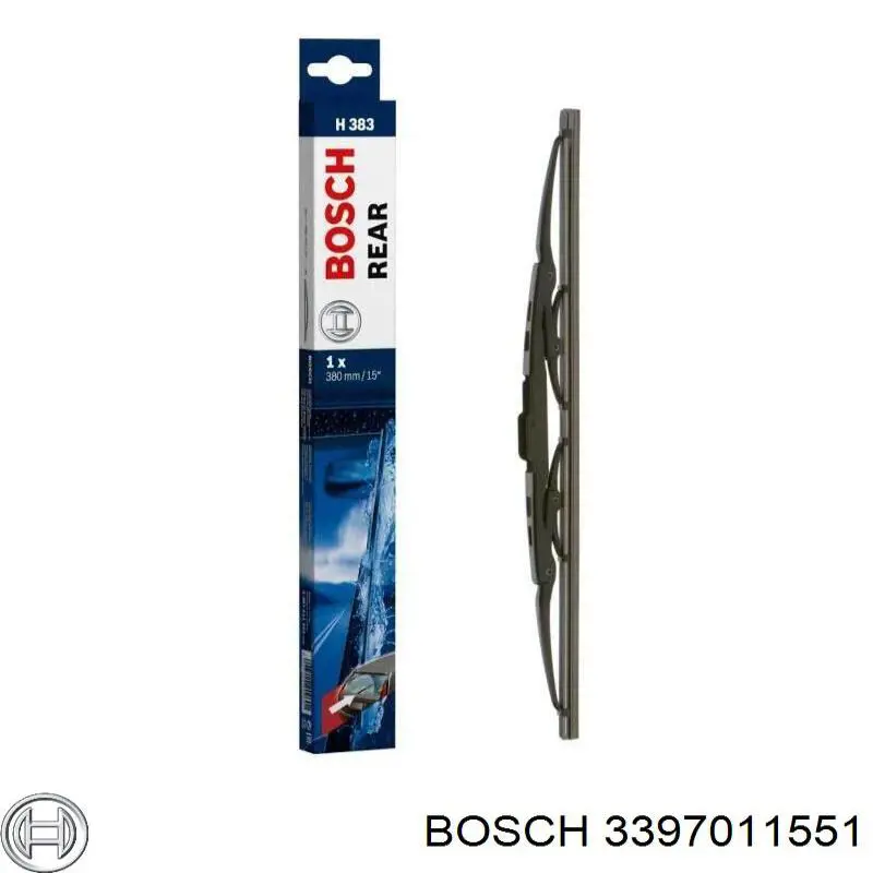 Купить 3397011551 Bosch Дворник стеклоочистителя задний