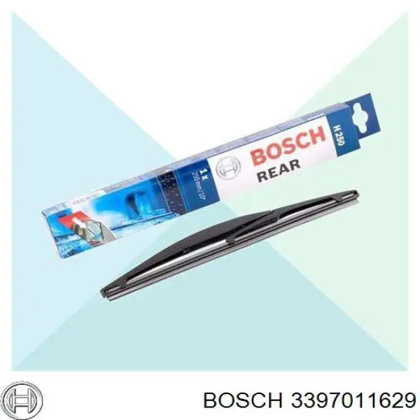 Limpiaparabrisas de luna trasera 3397011629 Bosch