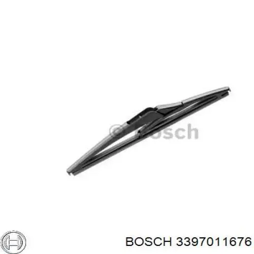 3397011676 Bosch limpa-pára-brisas de vidro traseiro