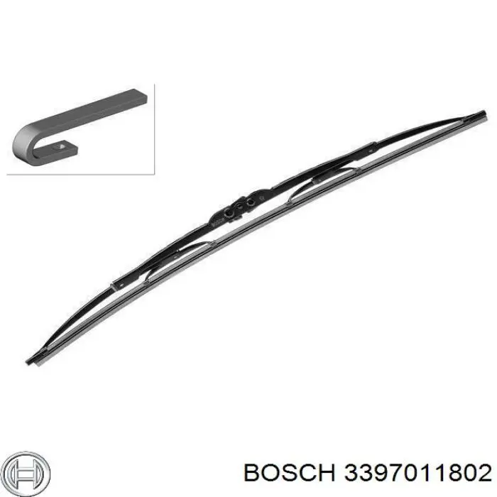 Купить 3397011802 Bosch Дворник стеклоочистителя задний