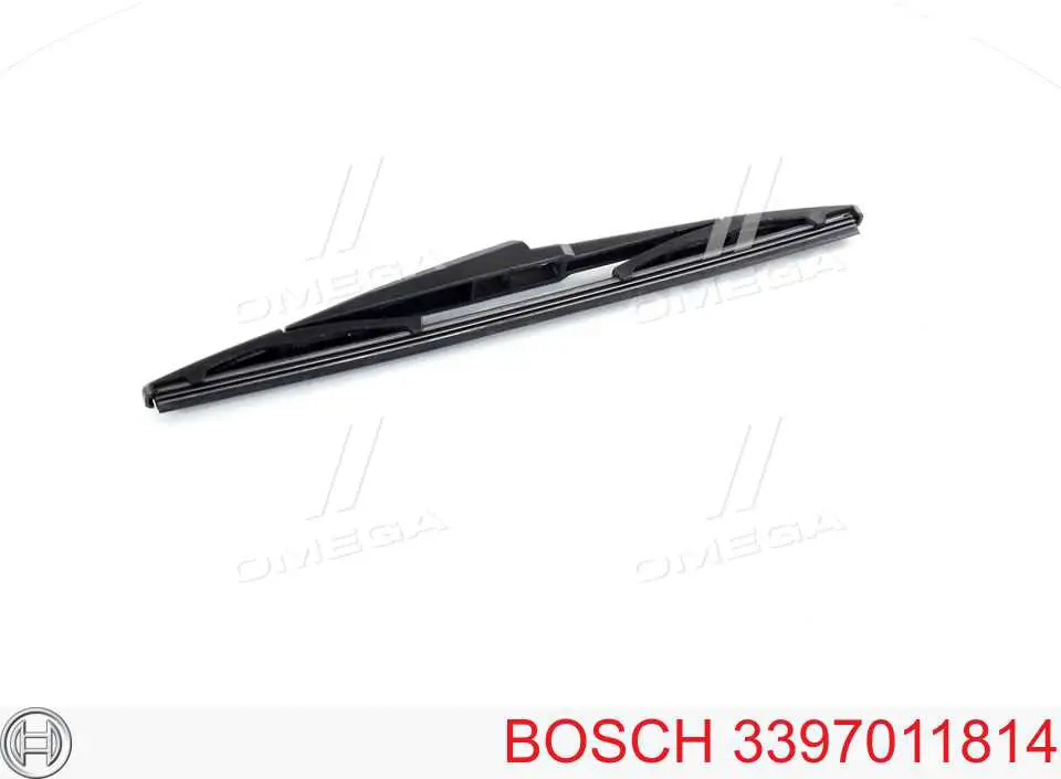 3397011814 Bosch limpa-pára-brisas de vidro traseiro