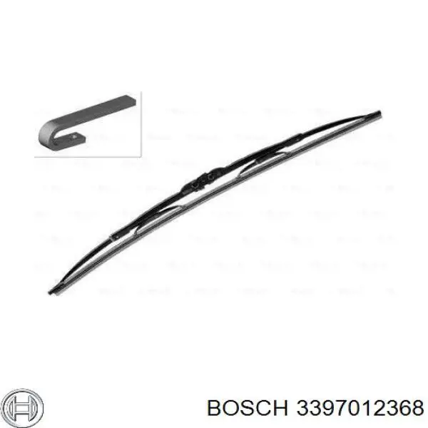 3397012368 Bosch щетка-дворник лобового стекла водительская