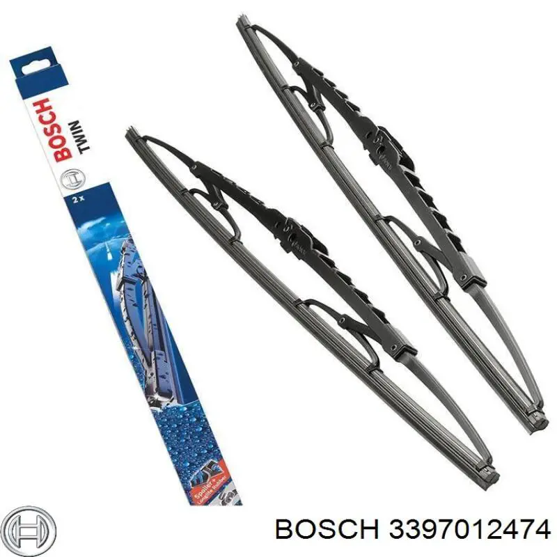 Резинка щетки стеклоочистителя водительская Bosch 3397012474