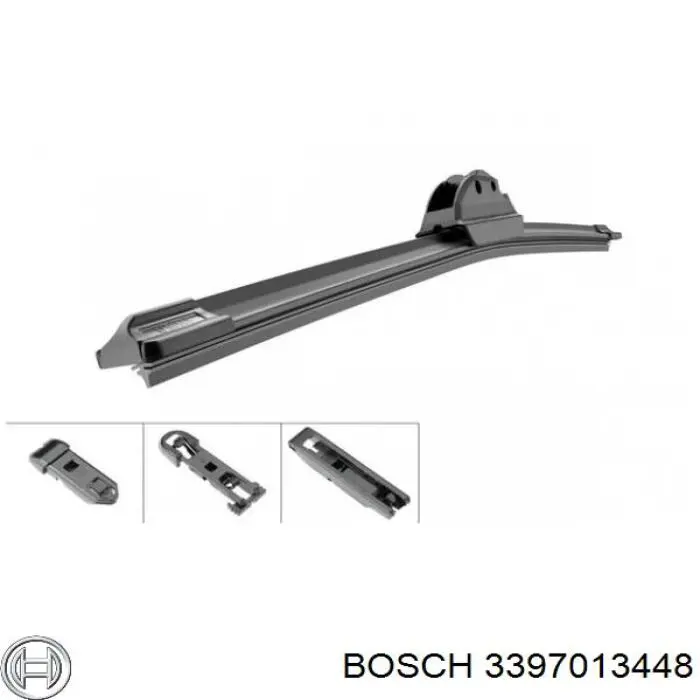 3397013448 Bosch щетка-дворник лобового стекла пассажирская