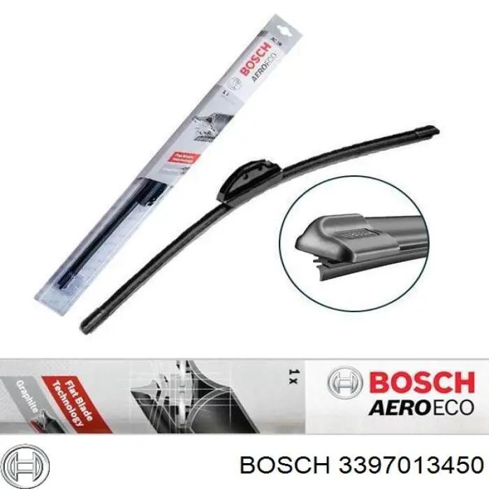 3397013450 Bosch щетка-дворник лобового стекла пассажирская