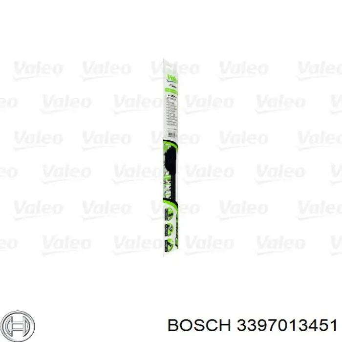 Купить 3397013451 Bosch Щетка-дворник лобового стекла пассажирская