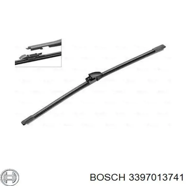 3397013741 Bosch limpa-pára-brisas de vidro traseiro