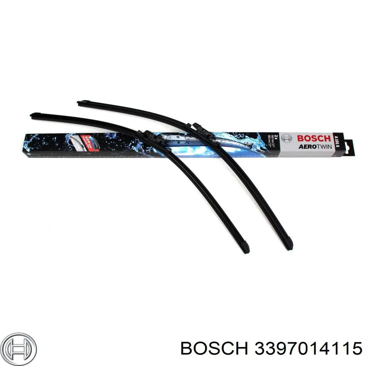 SPAZZOLE TERGICRISTALLO BOSCH AEROTWIN A101S - 3397014115 FORD