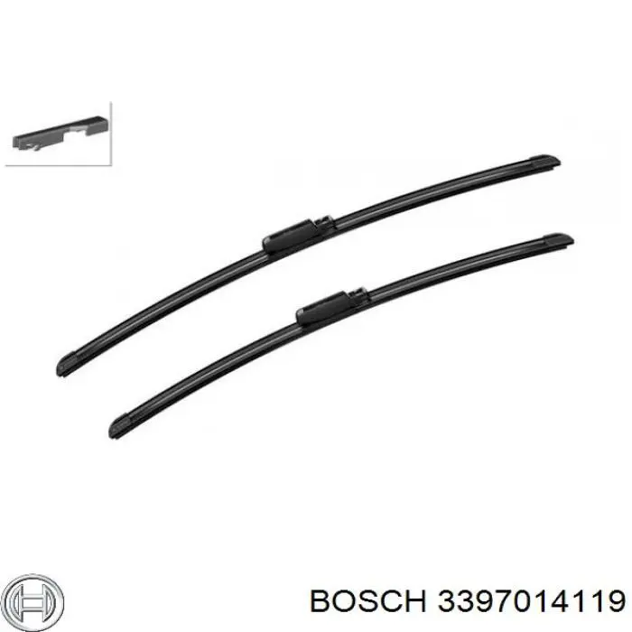 Щетка дворника левая Bosch 3397014119