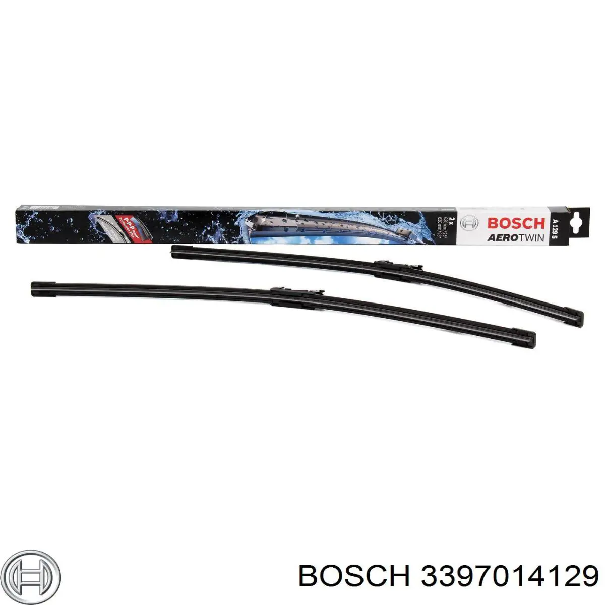 3397014129 Bosch limpa-pára-brisas do pára-brisas, kit de 2 un.