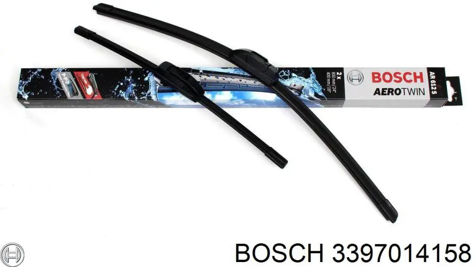 3397014158 Bosch limpa-pára-brisas do pára-brisas, kit de 2 un.