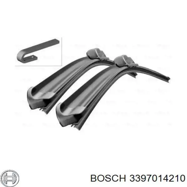 3397014210 Bosch limpa-pára-brisas do pára-brisas, kit de 2 un.