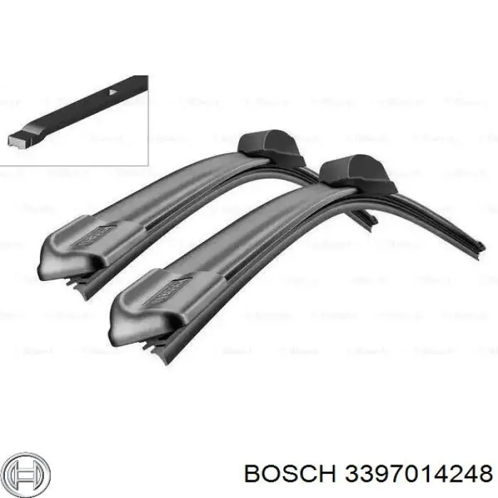 Щетки стеклоочистителя 3397014248 Bosch