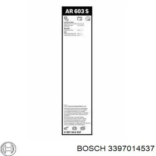 Дворники Bosch 3397014537 цена, от 24.41 USD