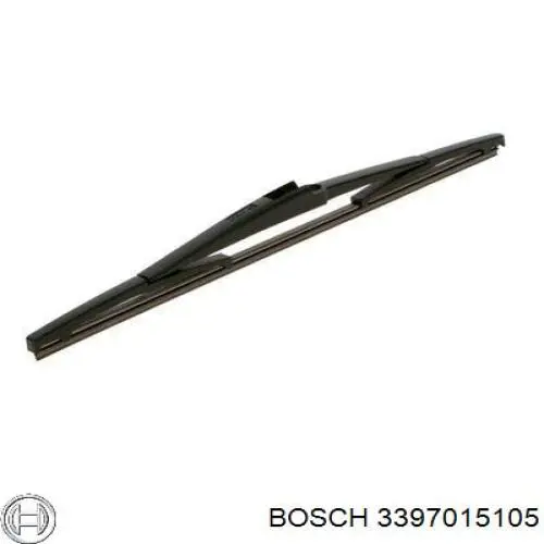 3397015105 Bosch limpa-pára-brisas de vidro traseiro