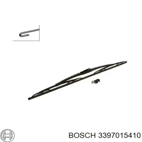 3397015410 Bosch limpa-pára-brisas do pára-brisas de condutor