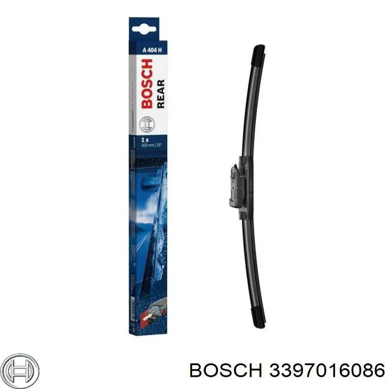 3397016086 Bosch limpa-pára-brisas de vidro traseiro