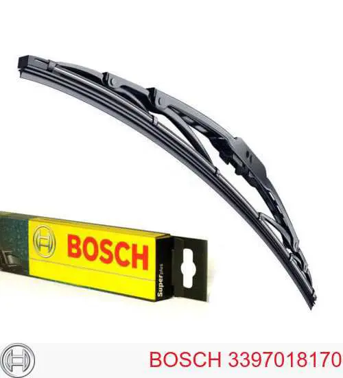 3397018170 Bosch щетка-дворник лобового стекла водительская