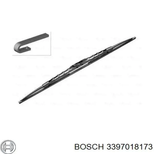3397018173 Bosch щетка-дворник лобового стекла водительская